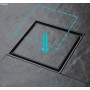 Square Tile Bed Floor Waste, 90mm Outlet Square Tile Bed Floor Waste, 90mm Outlet